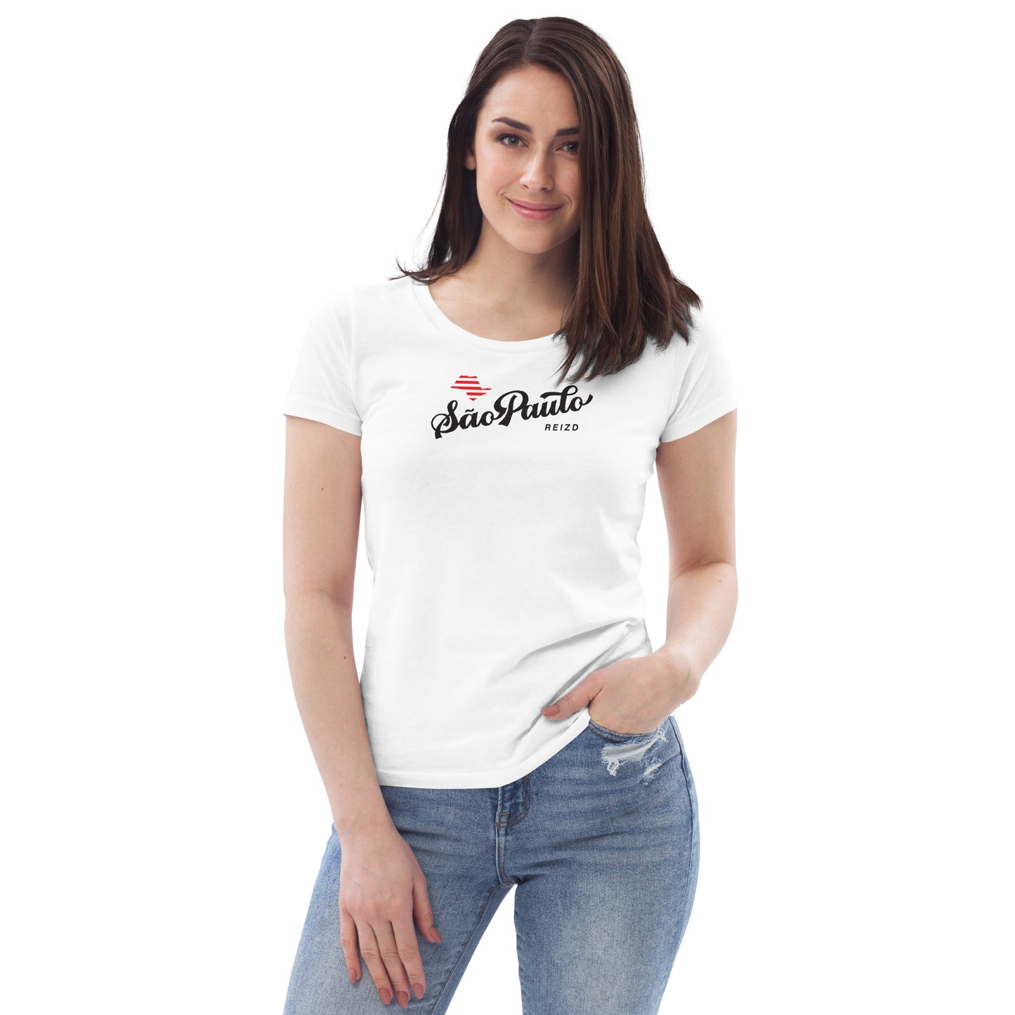 São Paulo - Federative Unit of Brazil - Women's fitted eco tee